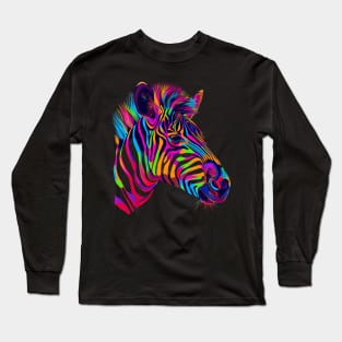 Zebra Fearsome Fighters Long Sleeve T-Shirt